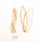 Crystal Lane DIY Garden Rose Twisted Glass & Pearls Beads, 5 Strands
